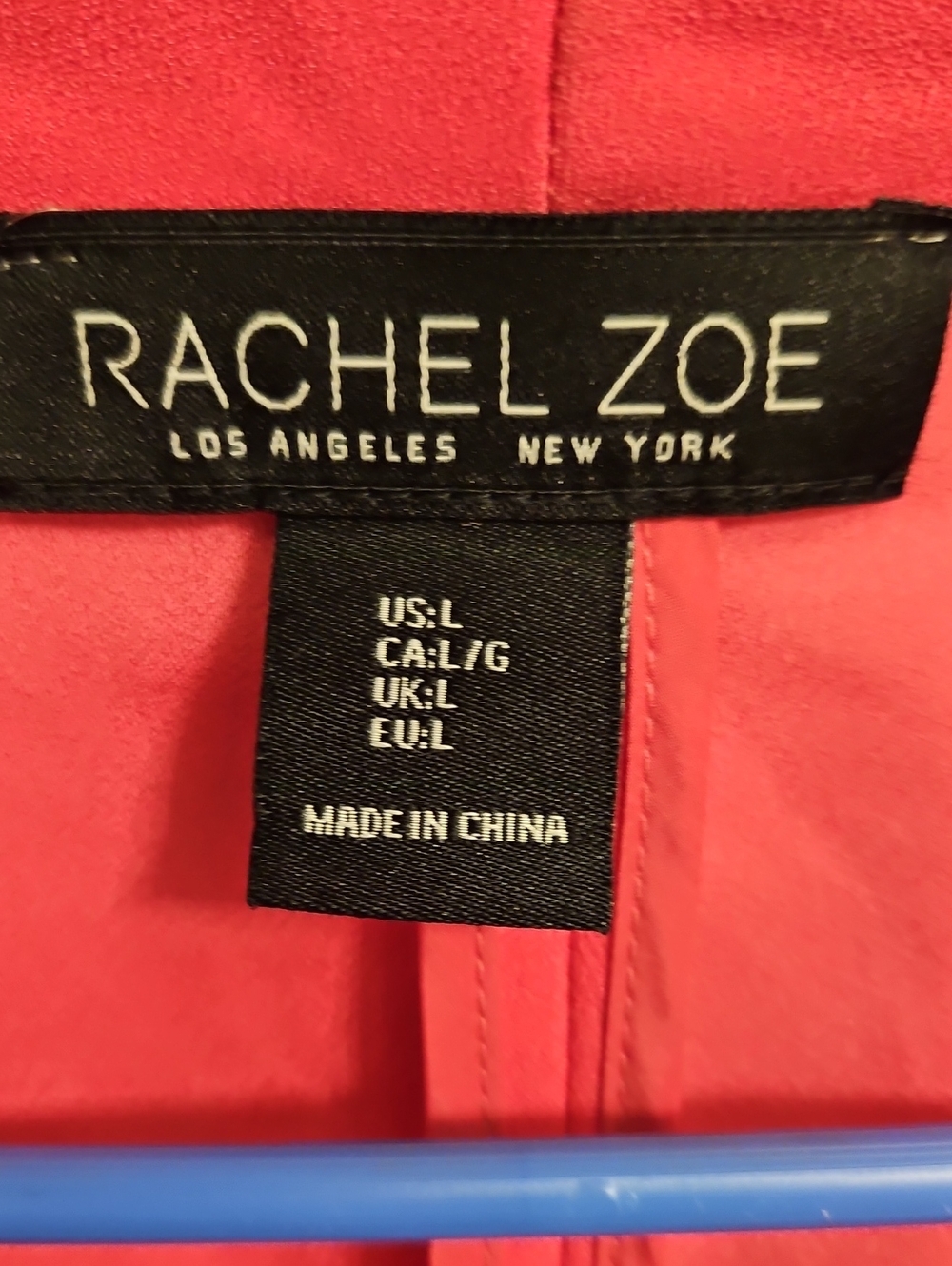 Rachel Zoe Hot Pink Open-Front Ruched Sleeve Blazer - Picture 2 of 3